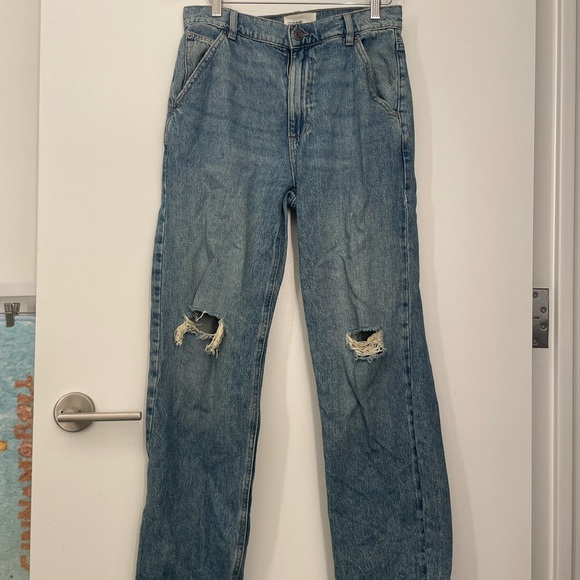 Garage Denim - Garage Distressed Light Blue Denim Jeans Size 29